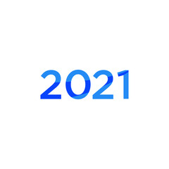 illustration logo 2021 icon vector