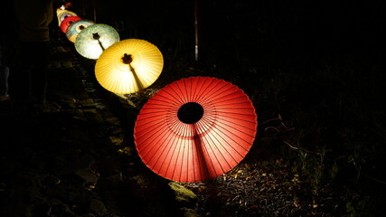 伯耆大山 和傘灯り 2020年10月