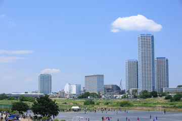 Obraz premium 二子玉川遠景