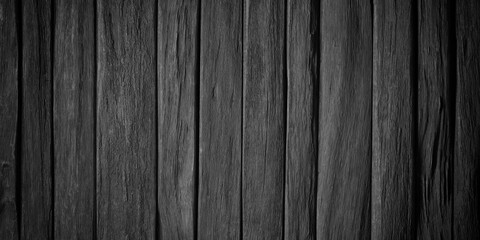 black wood texture. black wooden background with blank space