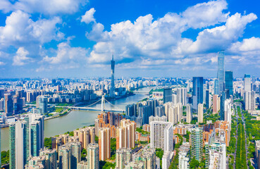 Obraz premium CBD scenery of Guangzhou City, Guangdong Province, China