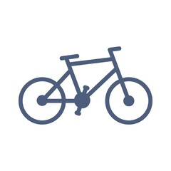 Bicycle Flat Icon Vector Logo Template Illustration