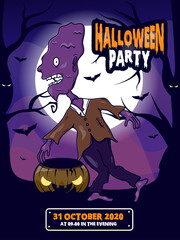 Fototapeta na wymiar Halloween poster