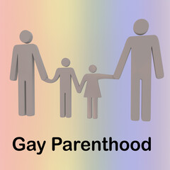 Gay Parenthood concept