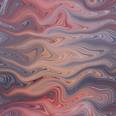 Seamless marble wet ripple wavy fluid pattern. High quality illustration. Smooth distorted liquid effect. Trendy artistic surface pattern design. Resembles hand marbled surface.