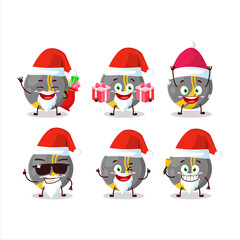 Santa Claus emoticons with black stripes marbles cartoon character