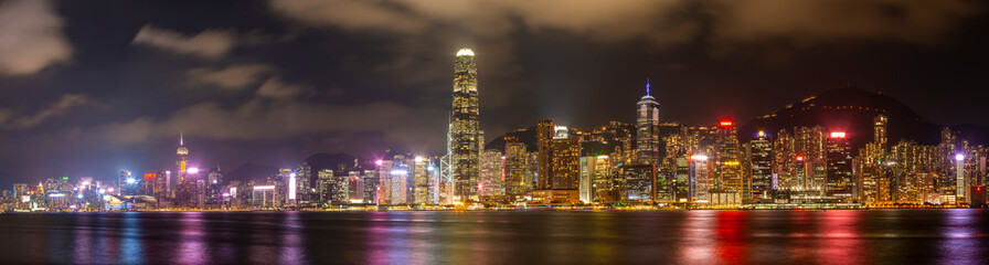 Hong Kong Cityscape at Nght