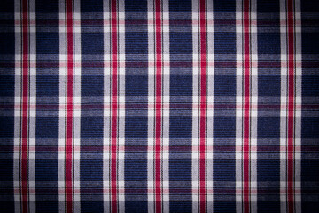 Colorful checkered shirt as background texture
