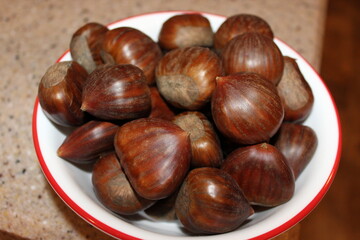 Chestnuts in a bowl