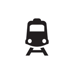 train icon vector symbol template