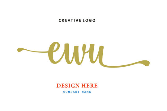 EWU lettering logo is simple, easy to understand and authoritative