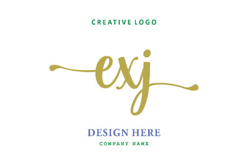EXJ lettering logo is simple, easy to understand and authoritative
