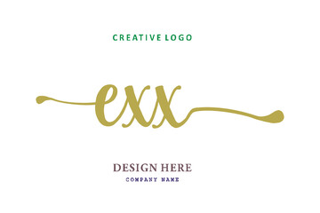EXX lettering logo is simple, easy to understand and authoritative