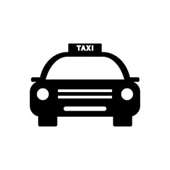taxi icon vector symbol template