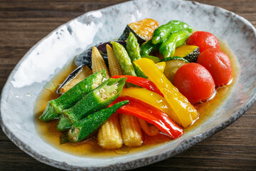 野菜の揚げ浸し