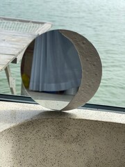 Obraz na płótnie Canvas Bathroom mirror - Beach house 