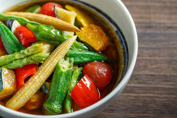 野菜の揚げ浸し