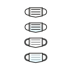 シンプルなマスクセット