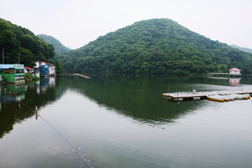 Fototapeta na wymiar 円良田湖