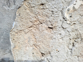 Texture of old cement wall of abandoned building abstract background.