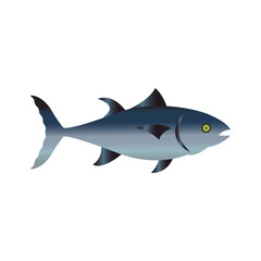 fish icon vector illustration design