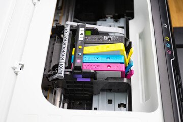An ink cartridge or inkjet cartridge is a component of an inkjet printer that contains the ink four...