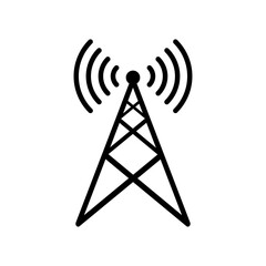 transmitter icon vector symbol template