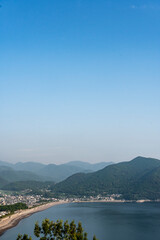 長崎県雲仙市　愛野展望台から望む風景