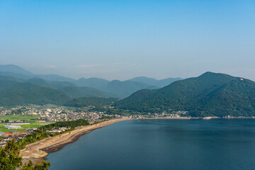 長崎県雲仙市　愛野展望台から望む風景