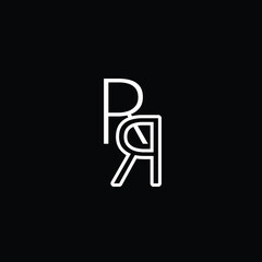 Initial Logo Letter RR Monogram