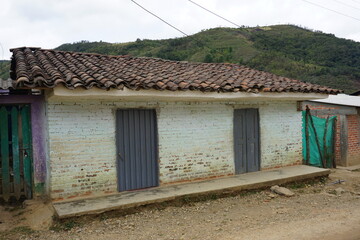 old houses in the village