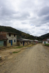 Fototapeta na wymiar houses on the village