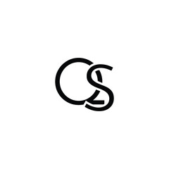 Letter QS SQ Monogram Logo