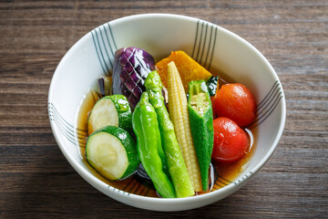 野菜の揚げ浸し