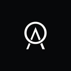 Letter OA AO Monogram Logo