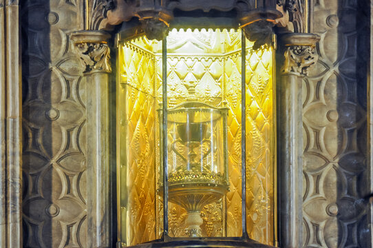 Holy Grail in Cathedral of Valencia, Spain
