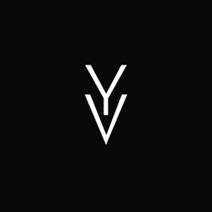 Letter YV VY Monogram Logo