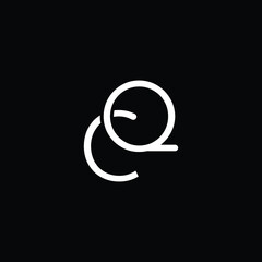 Letter CQ QC Monogram Logo