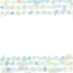 額縁、フレーム、水彩、ブルー、ピンク、グリーン、パステル系