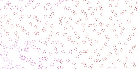 Light Pink, Yellow vector template with businesswoman signs.