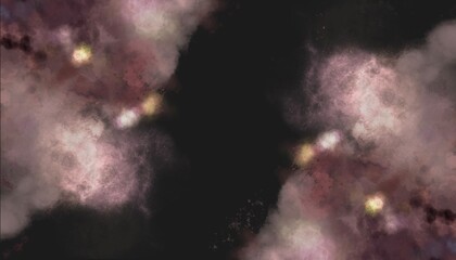 イメージ　カラー素材　（レッド、銀河、宇宙、煙、星、光）