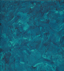 Abstract blue acryl navy paint strokes grunge texture background.