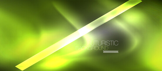 Neon geometric abstract background. Triangles with color glowing light effects in the dark. Vector illustration for covers, banners, flyers and posters and other