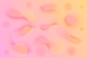 Colorful abstract surface. Vector abstraction of pink warm color.