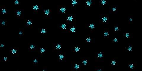 Dark green vector texture with disease symbols.