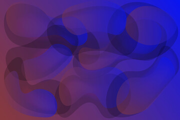 Vector abstraction in blue and lilac colors. Futuristic colorful dark background.