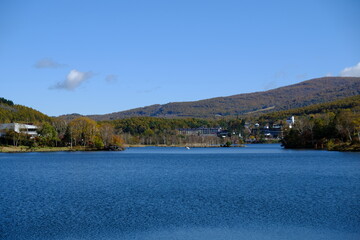 快晴の湖