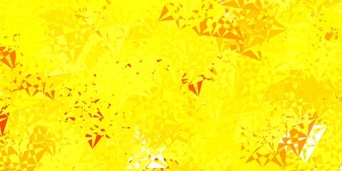 Light orange vector background with polygonal forms.