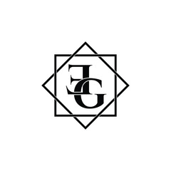 Letter EG luxury logo design vector