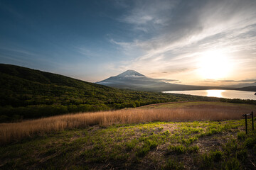 Obraz premium 富士山 日の出